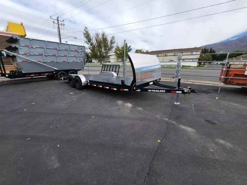 2025 PJ Trailers 22' CH Steeldeck 10K Car Hauler Flatbed Trailer