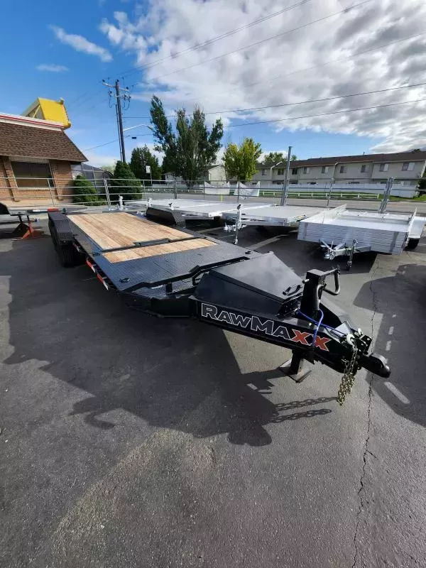 2026 RawMaxx 22' G7X Gravity Tilt Flatbed Trailer