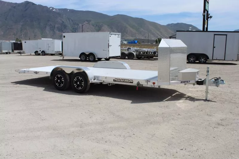 Aluma 8218ANVTilt 7x18 Aluminum Utility Trailer