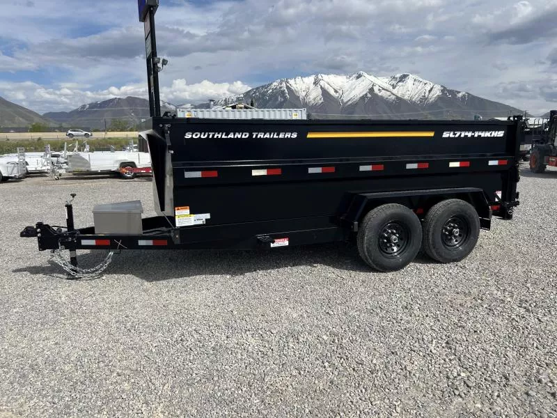 Southland Trailers 7x14 SL270 6" Tube Dump Trailer