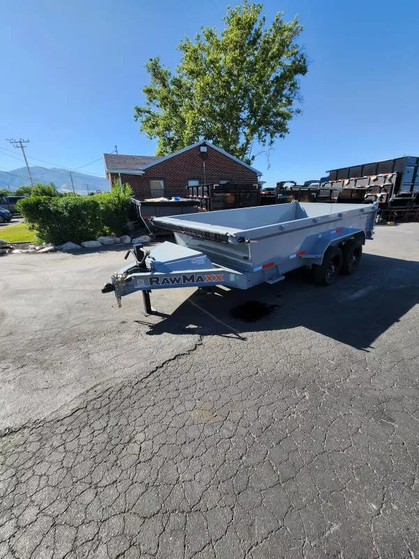 2026 RawMaxx 7X14 GDX 24 1/4" Side Dump Trailer