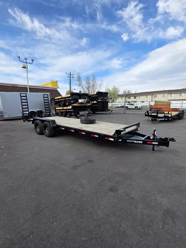 2026 Southland Trailers 7x20 +2 Lowboy Flatbed Utility Trailer