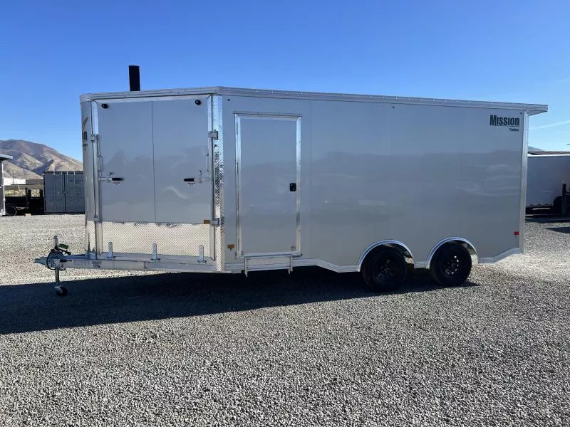 ALCOM 8.5x22 Peak Value Aluminum Snowmobile Trailer