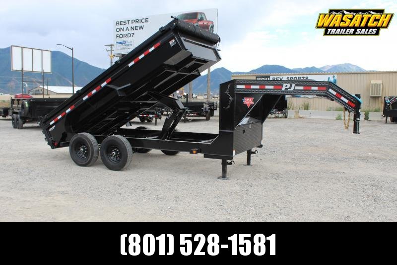 PJ Trailers 7x16 83" Low-Pro Dump (DL) Dump Trailer PJ Trailers 7x16 83" Low-Pro Dump (DL) Dump Trailer