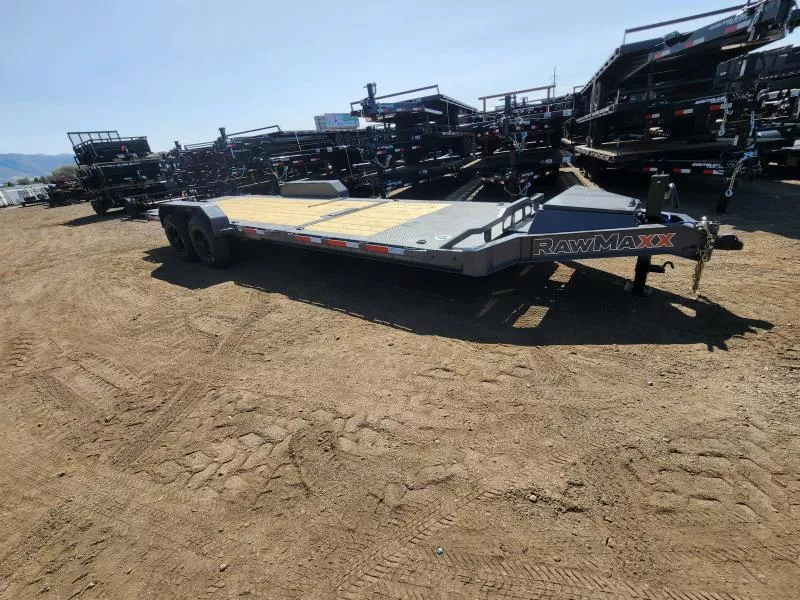 2026 RawMaxx 24' G7X 20K Gravity Tilt Flatbed Trailer