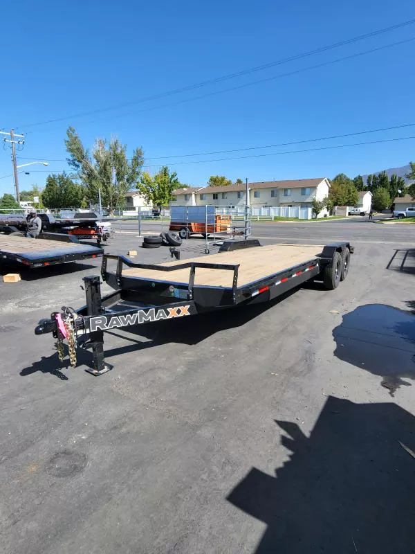 2026 RawMaxx 7X24 ECX Car Hauler 14K Equipment Trailer