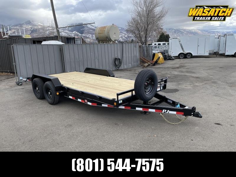 PJ - CC - 7x18 - 6" Channel - Car Hauler / Equipment Trailer PJ - CC - 7x18 - 6" Channel - Car Hauler / Equipment Trailer