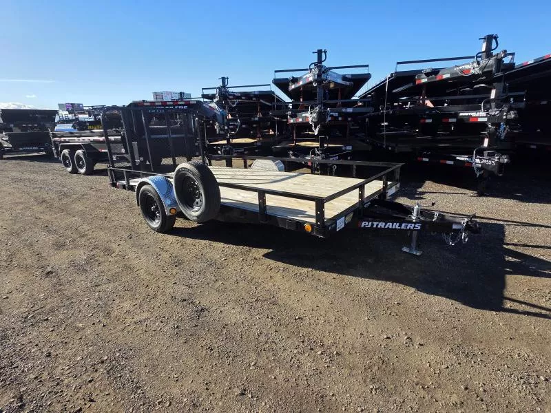 USED 2023 7X14 PJ U8 Utility Trailer
