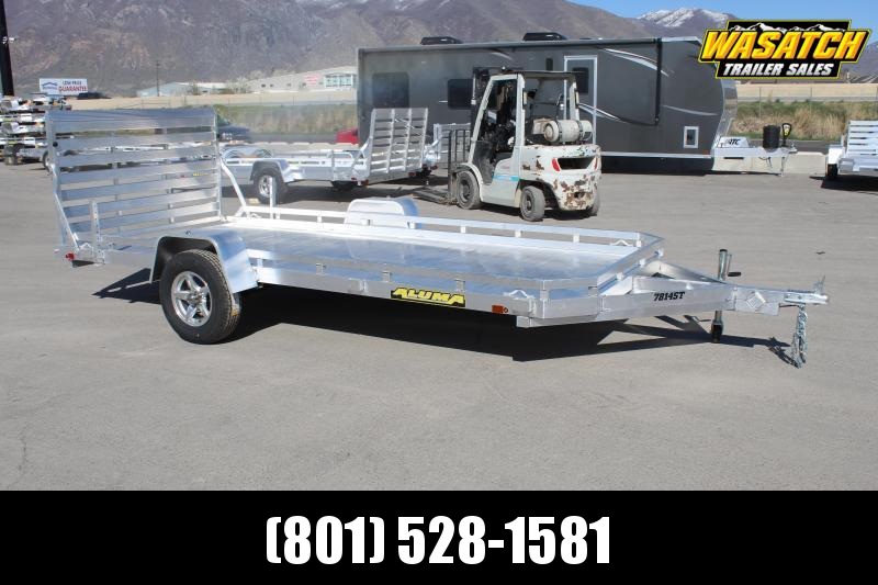 ***Aluma 7814ST Aluminum Utility Trailer w/ Electric Brakes*** ***Aluma 7814ST Aluminum Utility Trailer w/ Electric Brakes***