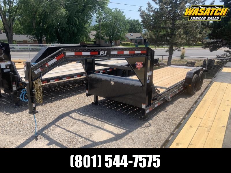 PJ 20' - 6 in. Gooseneck Channel Equipment Tilt (T6) PJ 20' - 6 in. Gooseneck Channel Equipment Tilt (T6)