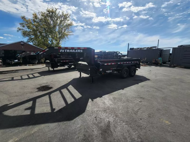 2026 PJ Trailers 7X14 Gooseneck DL Pro Dump Trailer