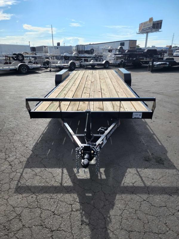 2022 RawMaxx 7X20 Wood Deck Equipment Trailer Wasatch Trailer Sales