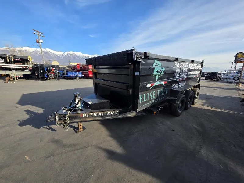 USED 2023 7X16 PJ Trailers 21K Dump Trailer