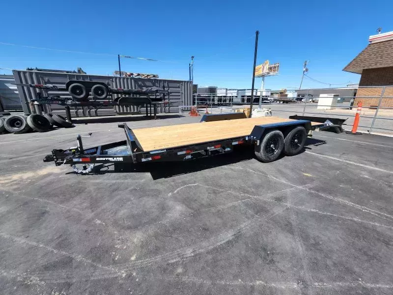 2026 Southland Trailers 7x18 Lowboy Straight Deck Flatbed Utility Trailer