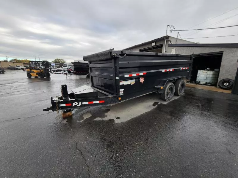 USED 2022 7X16 PJ Trailers Dump Trailer