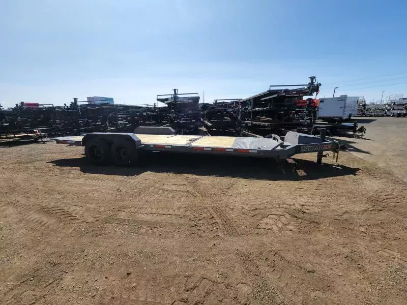 2026 RawMaxx 24' G7X 14K Gravity Tilt Flatbed Trailer