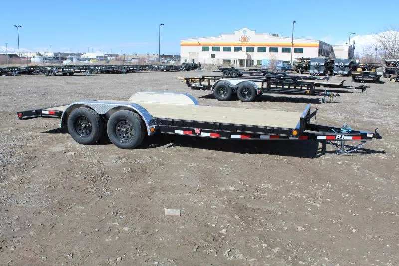PJ Trailers 7x18 5" Channel Carhauler (C5) Utility Trailer
