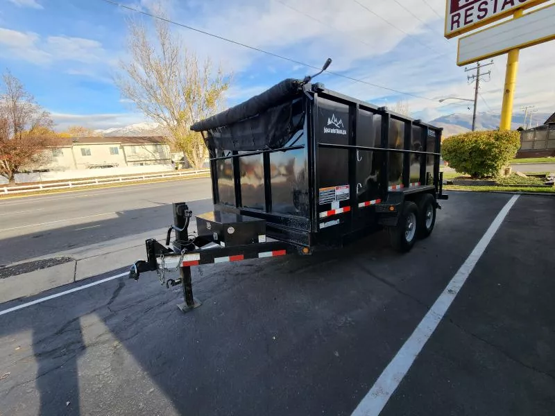 USED 2019 7X14 Snake River Dump Trailer