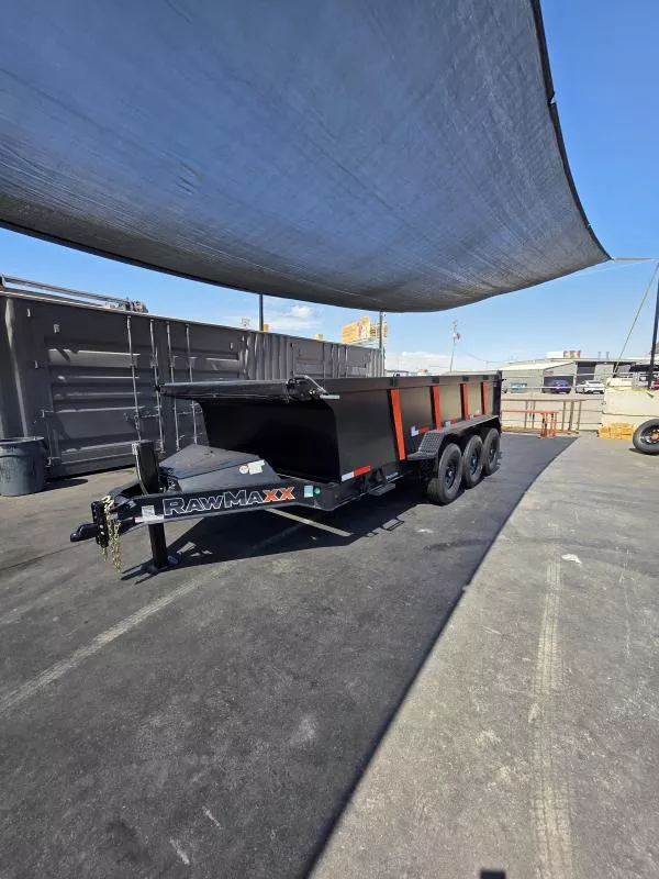 2026 RawMaxx 16' LPX Triple 21K Dump Trailer
