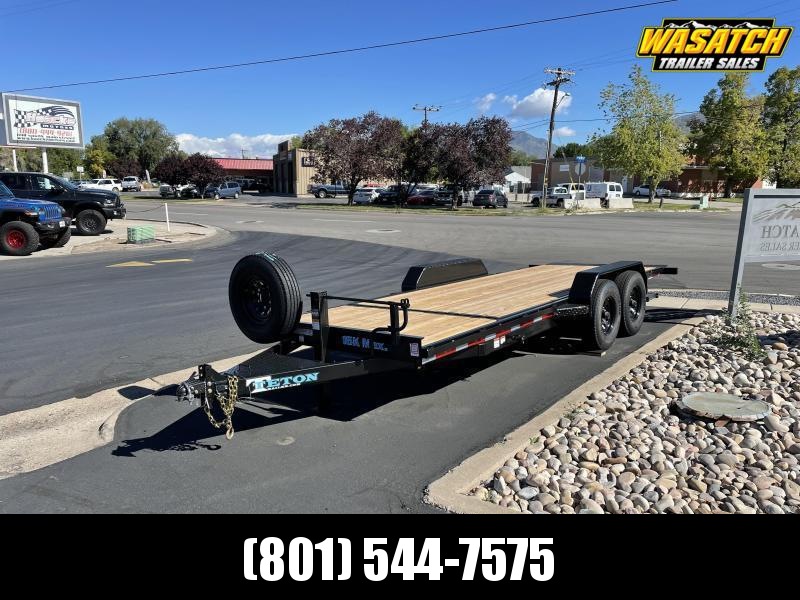Teton - 7x20 - Tandem 8k - Tilt Equipment Trailer Teton - 7x20 - Tandem 8k - Tilt Equipment Trailer