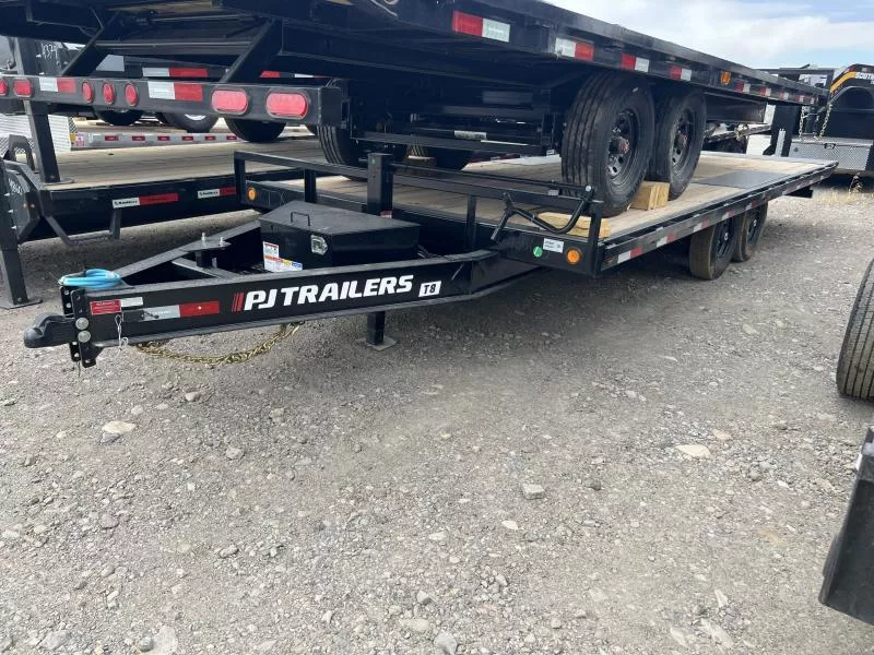 PJ Trailers 8.5x22 Deckover Tilt (T8) Equipment Trailer