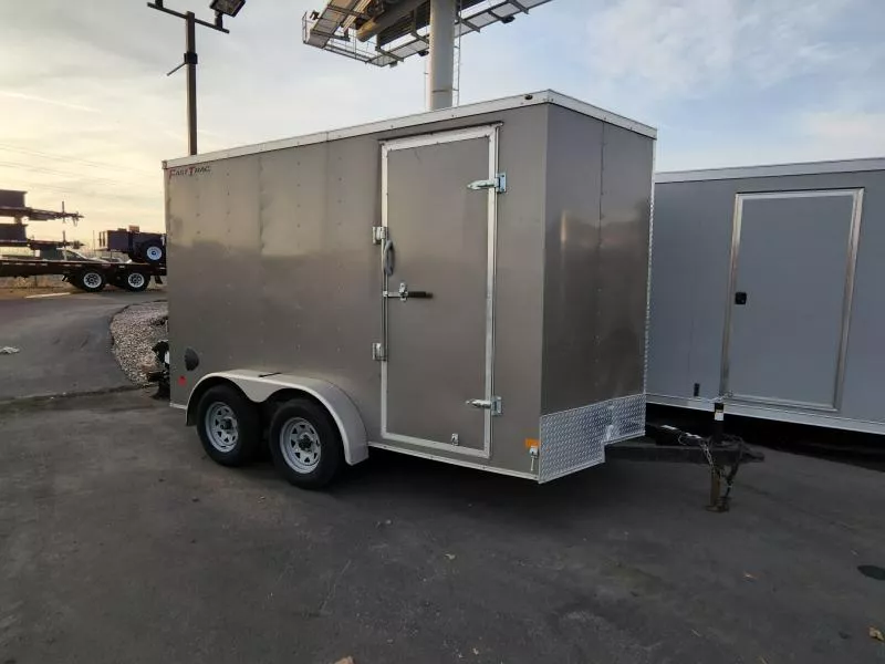 USED 2021 7X12 Wells Cargo 7K Enclosed Cargo Trailer
