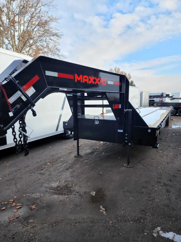 2023 MAXXD 36" LHX Gooseneck Pintle Flatbed Trailer Wasatch Trailer Sales Layton