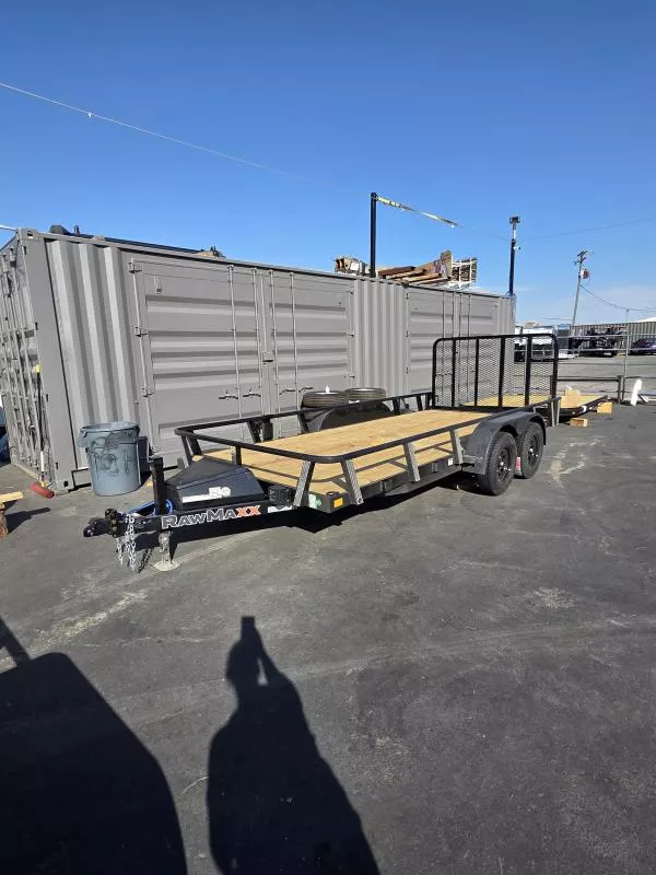 2026 RawMaxx 7X18 UTX 7K Utility Trailer