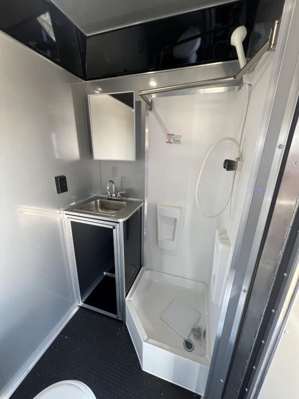 Haulmark 8.5x34 Bathroom Car / Racing Trailer Wasatch Trailer Sales