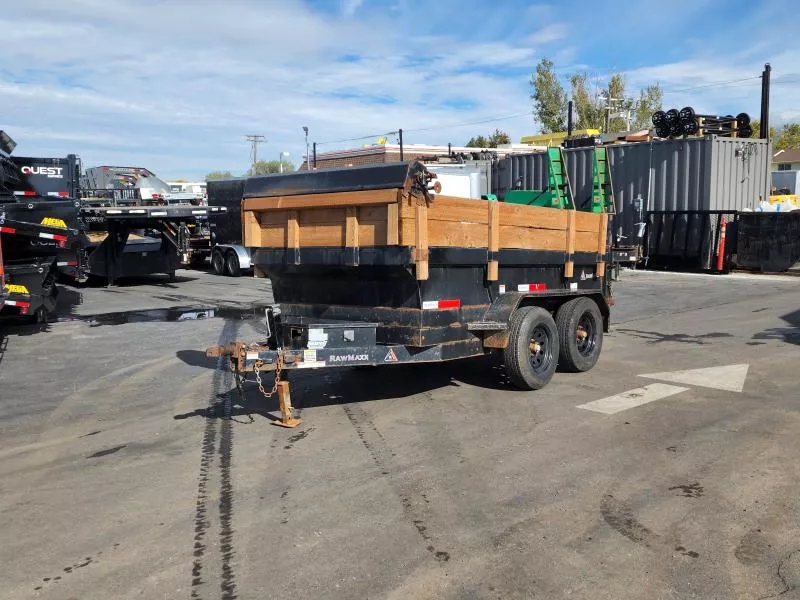 USED 2021 5X10 Rawmaxx Dump Trailer