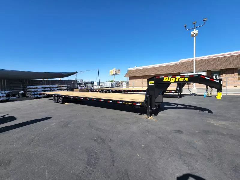 2026 Big Tex Trailers 40 Gooseneck with Singles 17.9K WHD Flatbed Trailer