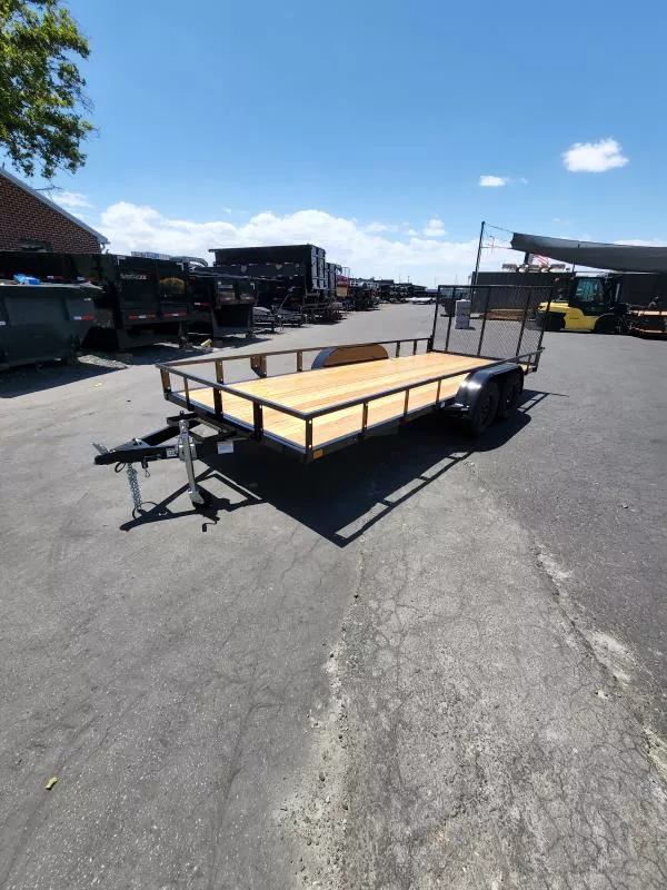 NEW MODEL: 2025 Wasatch Built Trailers 7X18 7K Utility Trailer