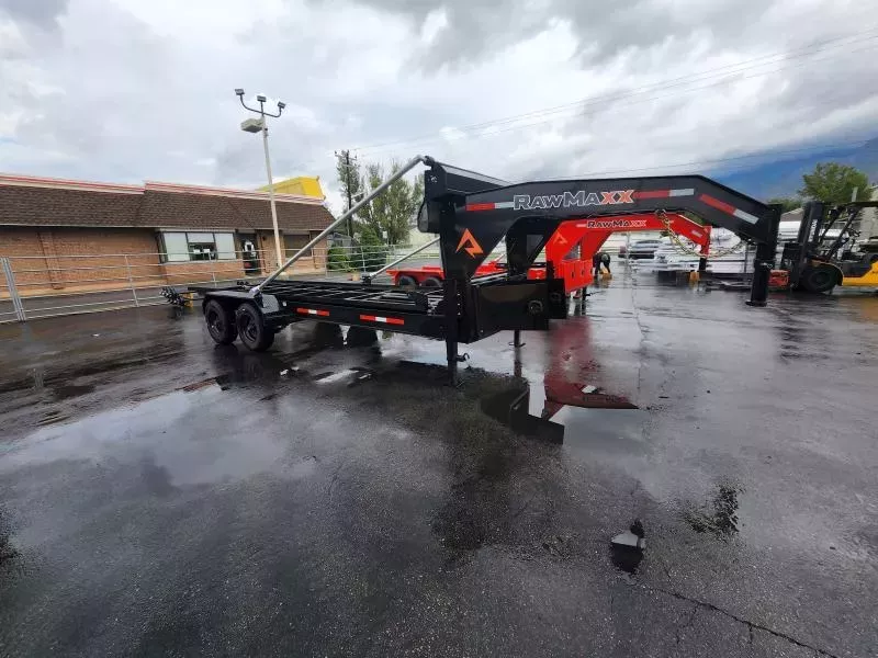 2026 RawMaxx 20' RDX Gooseneck Roll-Off Dump Trailer