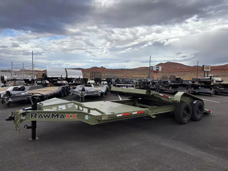 RawMaxx 7X22 20K G7X GRAVITY TILT Equipment Trailer