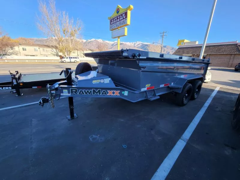 USED 2026 Rawmaxx 7X14 GDX Knight Dump Trailer