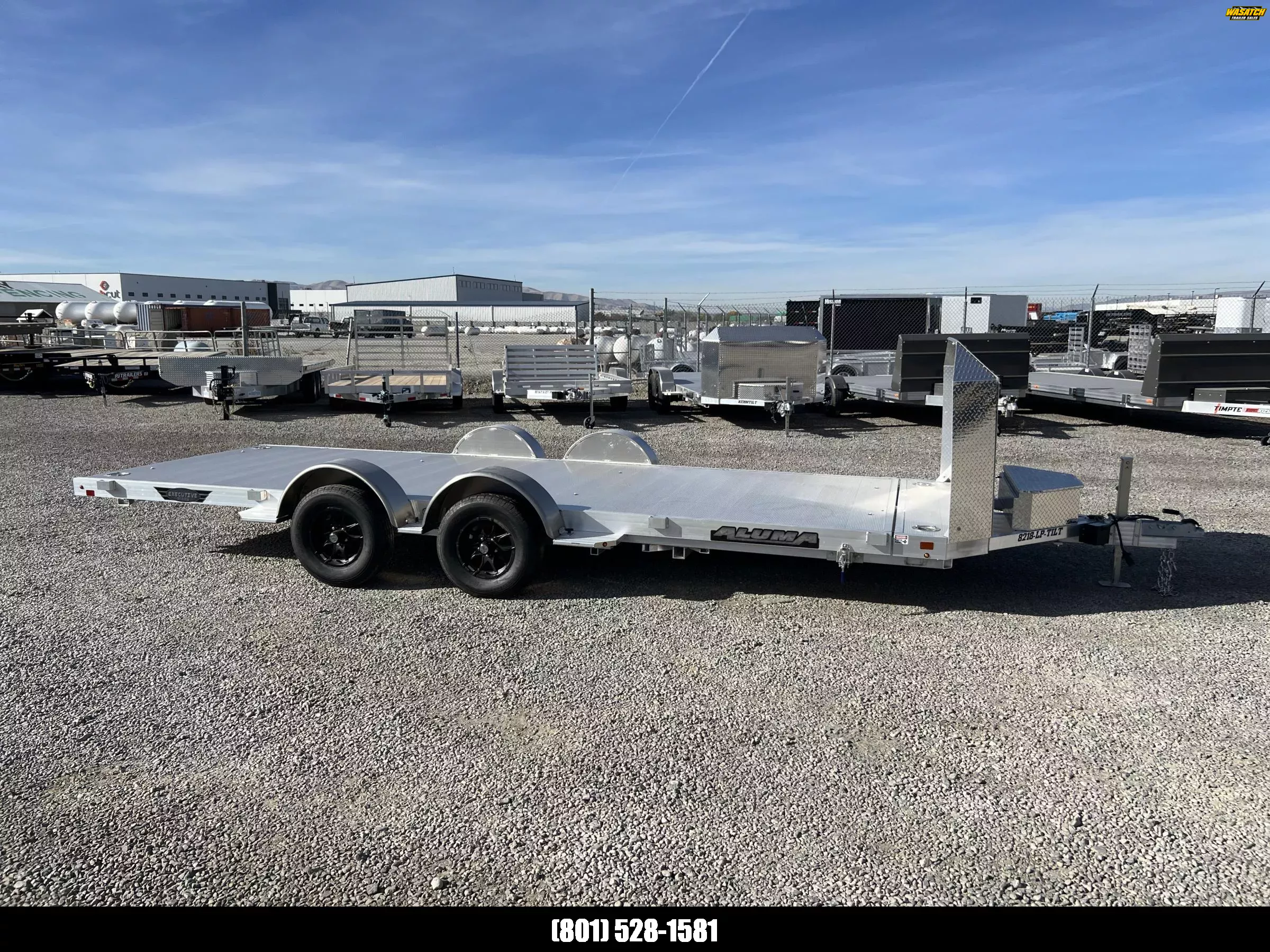 Aluma 8218LPTILT 7x18 Aluminum Tilt Utility Trailer in Springville
