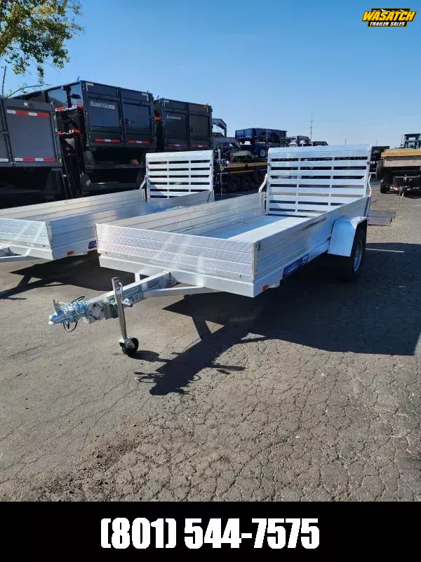 2025 Aluma  6812H - 68"x12 with Solid Sides - Heavy Duty Aluminum Utility Trailer 1749679781