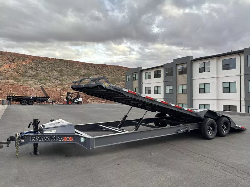 RawMaxx 8.5X26 14K FYH LOWPRO FULL TILT Equipment Trailer