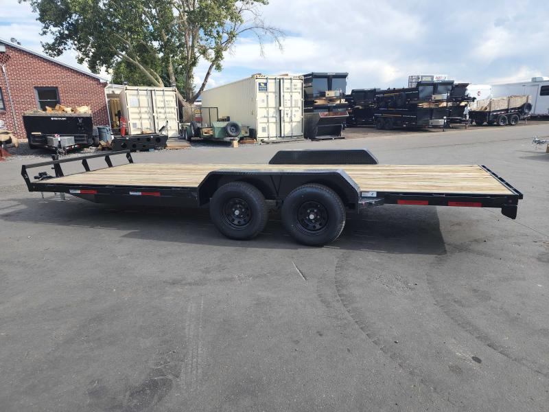 2022 RawMaxx 7X20 Wood Deck Equipment Trailer Wasatch Trailer Sales