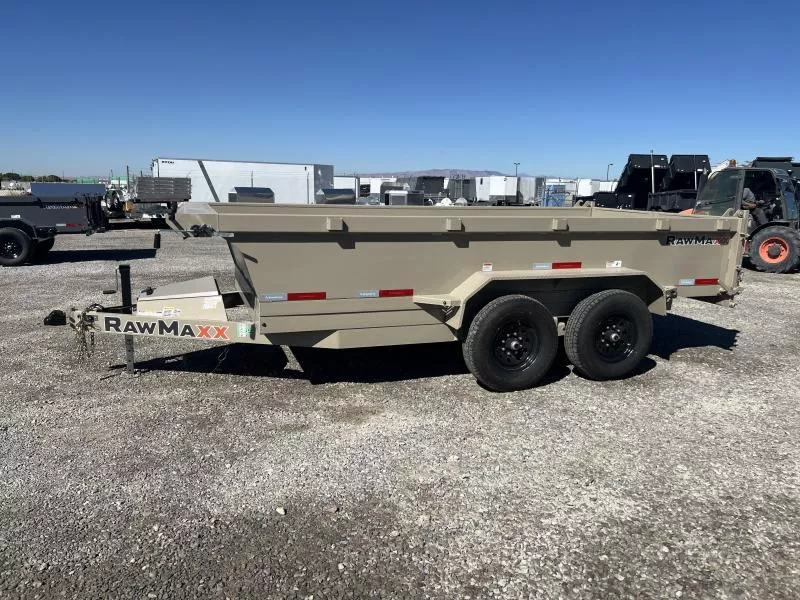 RawMaxx 7x14 PKX 6" Channel Dump Trailer