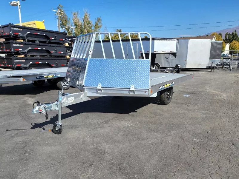 2024 Aluma 8612DH (7X12) Aluminum Snowmobile Trailer