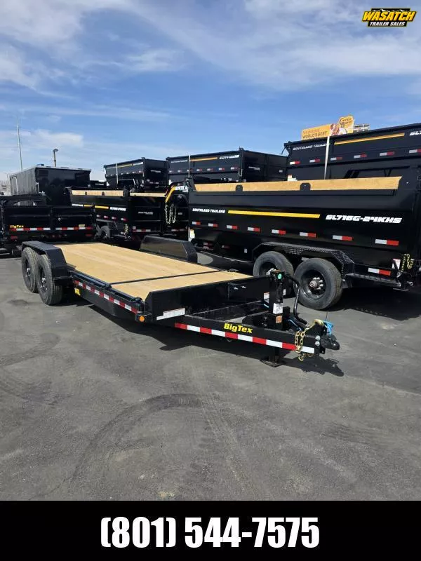 2026 Big Tex Trailers 20' (14TL) Tilt Equipment Flatbed Trailer