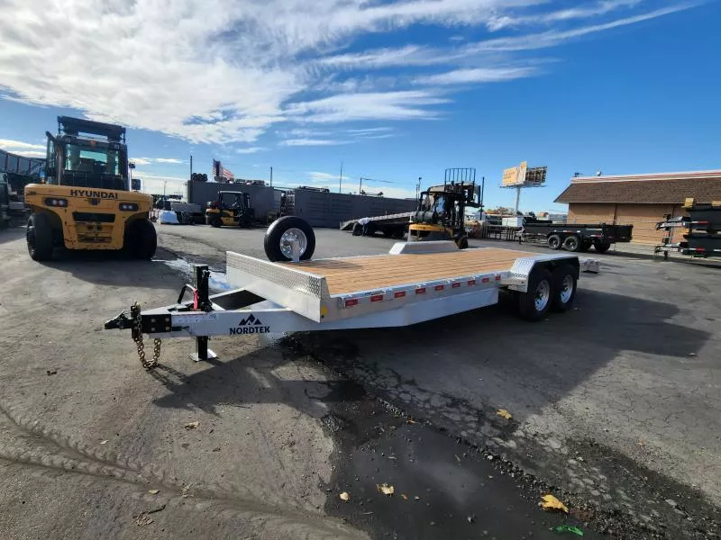 2026 Nordtek Trailers 7X22 (20+2) EQ Aluminum Equipment Flatbed Trailer
