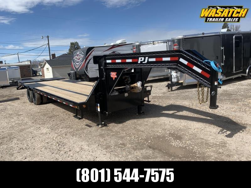 PJ 28' - Gooseneck Flatdeck with Duals (LD) Flatbed PJ 28' - Gooseneck Flatdeck with Duals (LD) Flatbed