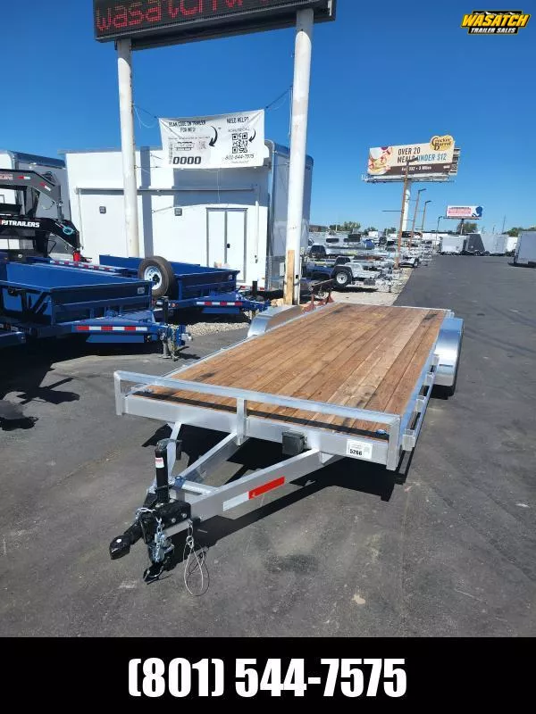 2025 Baughman Products 7X20 7K Car Hauler Flatbed Trailer
