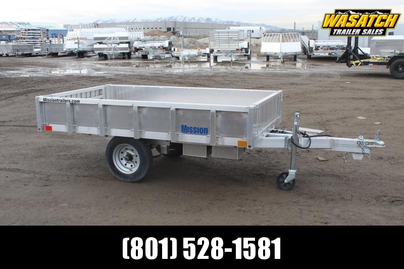 ALCOM 4.5x8 Mission Aluminum Dump Trailer ALCOM 4.5x8 Mission Aluminum Dump Trailer