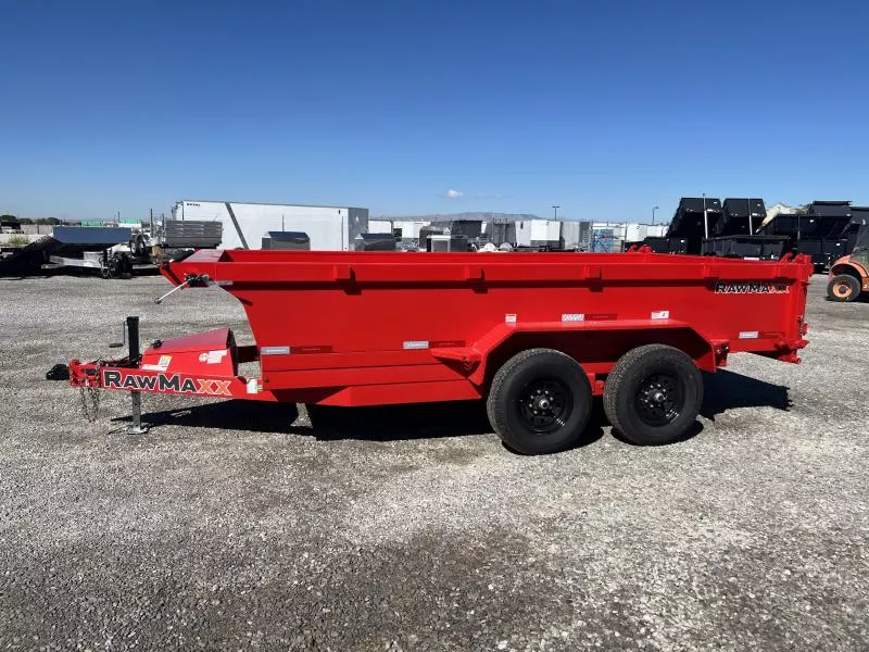 RawMaxx 7x14 PKX 6" Channel Dump Trailer
