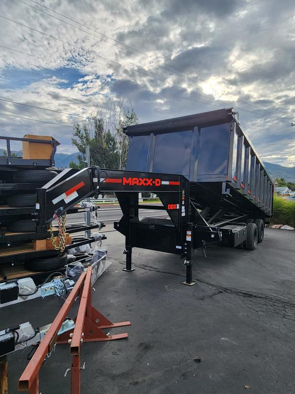 2024 MAXXD 20' DDX Gooseneck Dump Trailer Wasatch Trailer Sales