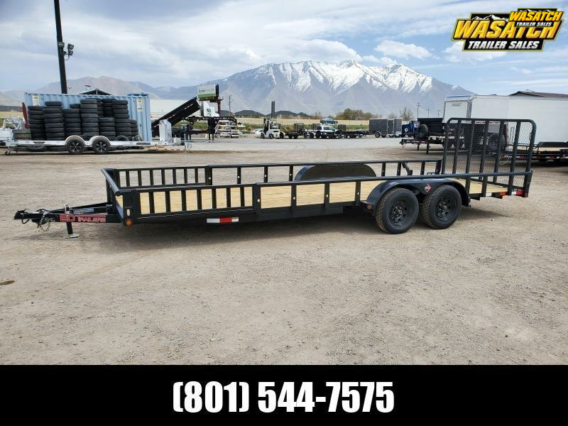 2022 ED Trailers 7X20 UT ATV Trailer Wasatch Trailer Sales Layton
