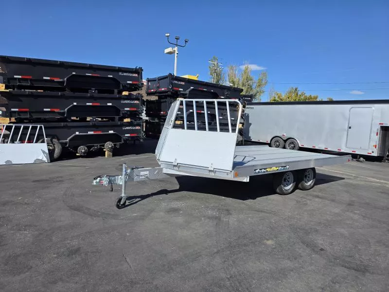 2026 Aluma 8214DH (7X14) Aluminum Snowmobile Trailer
